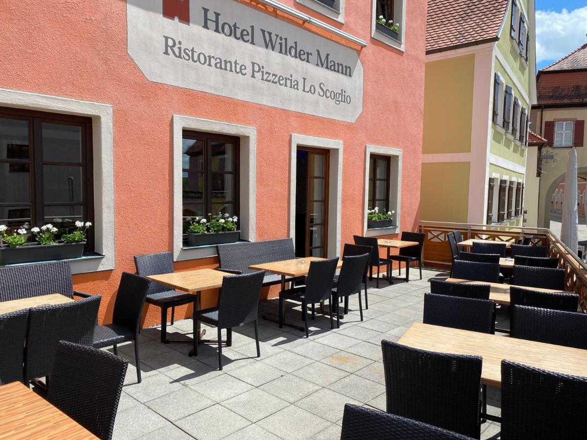 Hotel Wilder Mann Feuchtwangen Esterno foto