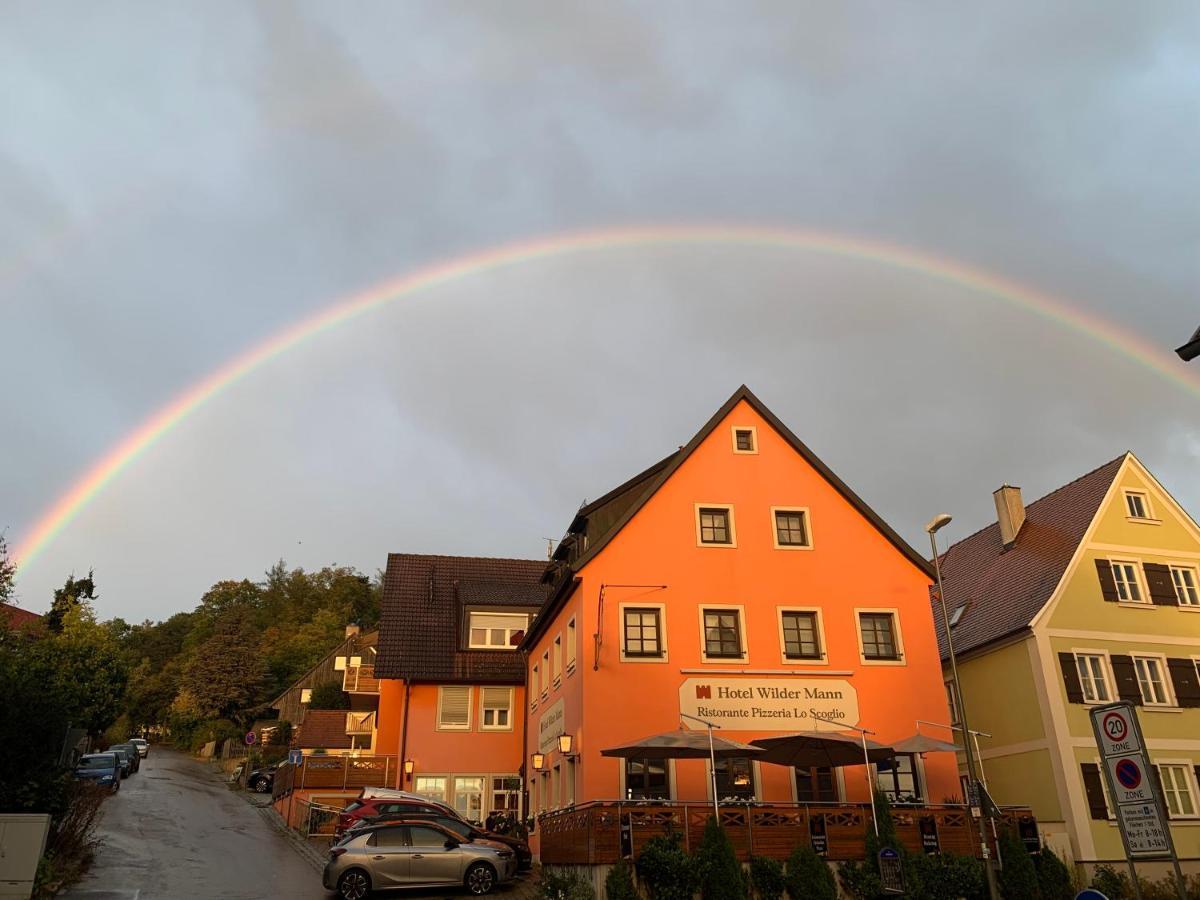 Hotel Wilder Mann Feuchtwangen Esterno foto