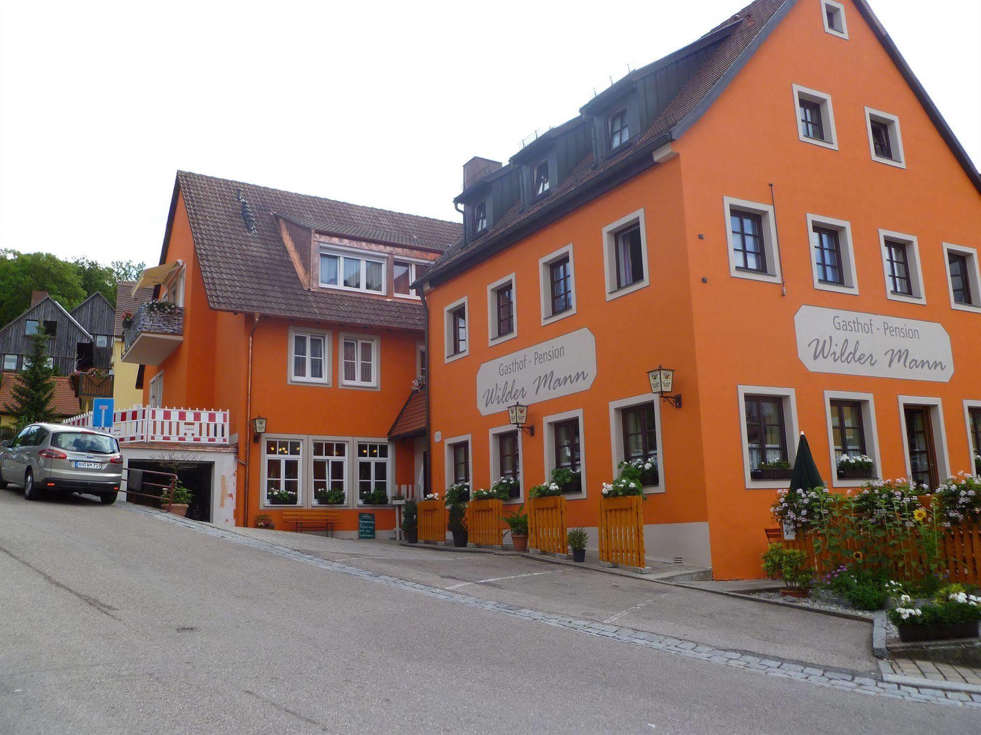 Hotel Wilder Mann Feuchtwangen Esterno foto